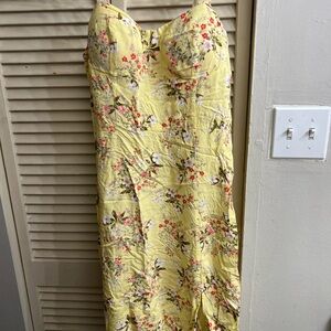 Floral Yellow Dress